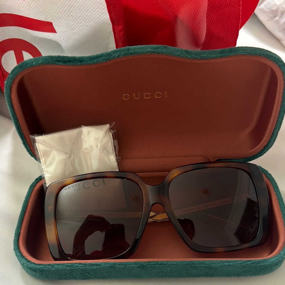 Gucci Brown Sunglasses Classic Luxury Accessories